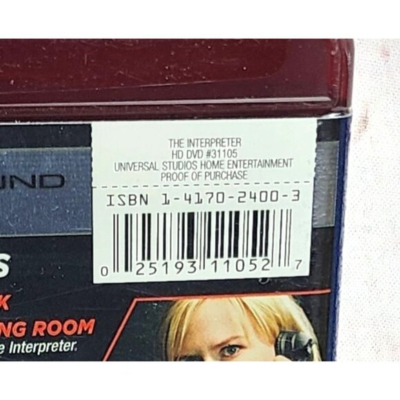 The Interpreter HD DVD Movie Starring Nicole Kidman & Sean Penn - Picture 4 of 7